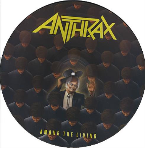 Anthrax Among The Living UK picture disc LP (vinyl picture disc